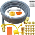 5249 Natural Gas Conversion Kit for Blackstone Grill 28" 36" Griddle,for Blackstone Natural Gas Conversion Kit w/10 FT Natural Gas Hose,Silicone Grill Tool Mat,Grease Cup Liner,3/8" Quick Connect Etc. by Unknown