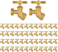 50Pack Seelink 3/4" FIP x 3/4" MHT No-Kink Hose Bibb Valve by Seelink