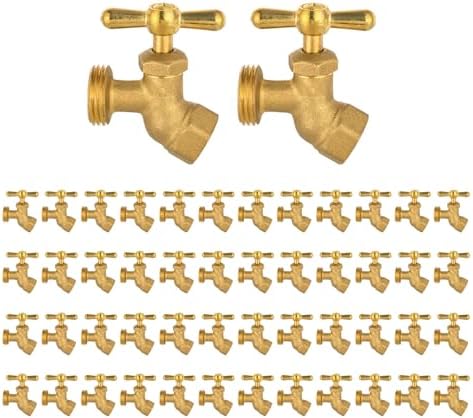 50Pack Seelink 1/2" FIP x 3/4" MHT No-Kink Hose Bibb Valve by Seelink