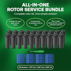 Rain Bird 5000 Rotor with Nozzle Tree 4 Pack + Rotor Screwdriver Tool - Image 5