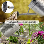 1.75 Gallon Outdoor Galvanized Metal Watering Can for Garden Plants, Vintage Zinc Watering Can with Removable Spray Spout, Ideal for Outdoor Use (Silver) - Image 4