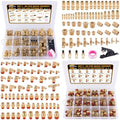 CheeMuii 136 Pcs Brass DOT Air Line Fittings Kit Push Lock DOT Air Fittings by CheeMuii