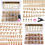 CheeMuii 136 Pcs Brass DOT Air Line Fittings Kit Push Lock DOT Air Fittings by CheeMuii