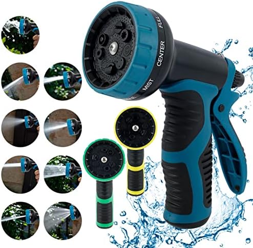 Xiaohu Adjustable Garden Hose Nozzle Water Gun Hose Nozzle Car Washer Garden Watering Jet Spray High Pressure Sprinkler Foam Lance Automobiles Cleaning Tool (Color : Blue) - Image 4