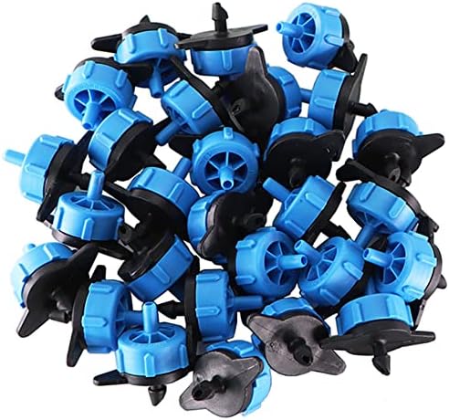 200PCS 2L 4L 8L Fixed Flow Pressure Compensating Emitter Head Garden Plant Water Micro Flow Regulator Irrigation Drippers,8L Dripper 200PCS by bzcemind