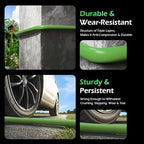 Garden Hose 100 ft, Slim Lightweight All-Weather Water Hose, Flexible and Durable, Leak-Free Connections, EPDM Rubber Hose for Patio, Lawn (Green) - Image 5