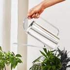 Plant Watering Can,Watering Can for Indoor Outdoor Plants,52.8oz Large Capacity Watering Kettle Stainless Steel Pot Gardening Supplies,Long Spout Watering Can for Indoor Bonsai(Stainless Steel Color) - Image 3