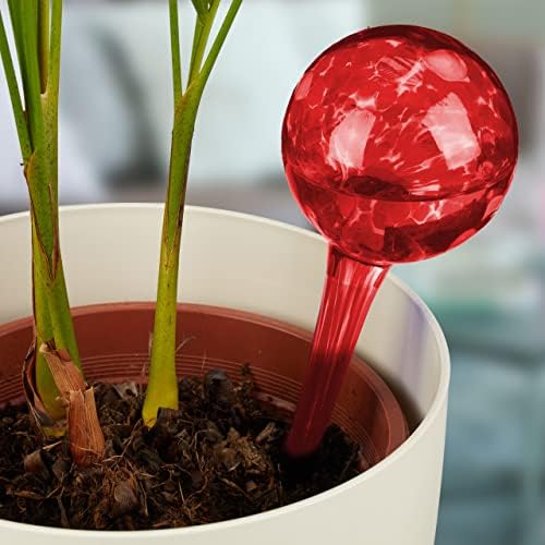 Relaxdays Watering Ball Set of 2, Dosed Plants Watering, Flower Pot - Image 2