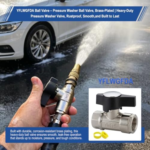 Ball Valve Pressure Washer, DN15 1/2" Ball Valve,Pressure Washer Ball Valve - Image 4
