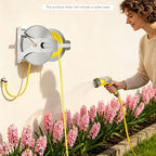 Aluminum Alloy Garden Hose Reel, Garden Hose Reel with Handle Rocker - Image 2