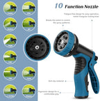 Garden Hose 100FT, No-Kink Water Hose with 10-Function Nozzle - Image 3