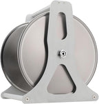 1/2in Stainless Steel Garden Hose Holder Kit, Wall Mounted Garden Hose Reel 50m Capacity Water Hose Storage Rack With 360° Rotatable Handle For Home Garden Lawn #002 - Image 7
