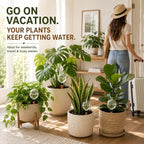 4Pcs Plant Watering Globes, 17oz Self-Watering Bulbs with Terracotta Spikes - Image 6