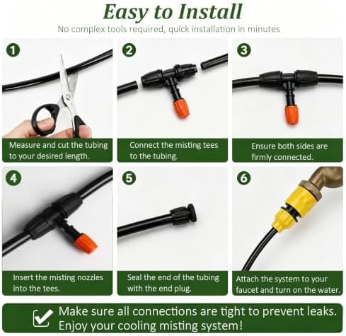 Automatic Misting System for Cooling Pets, Custom Hose Length - Image 6