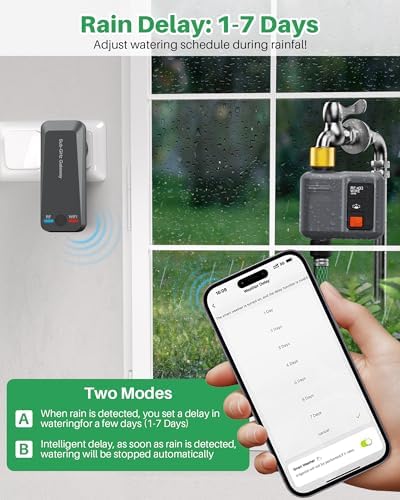 WiFi Water Timer for Garden Hose(2 Valves+1 WiFi Hub)，WiFi Hose Timer - Image 4