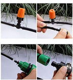 SagaSave Drip Irrigation kit Plant Watering System Gravity Fed Irrigation Water Drip Setfor Garden Greenhouse Yard Lawn Home or Vacation Use 10M 8/11" Tube 10 Nozzles - Image 6