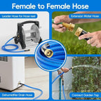 SPECILITE Female to Female Hot/Cold Garden Water Hose 5 ft x 3/4", Blue - Image 5