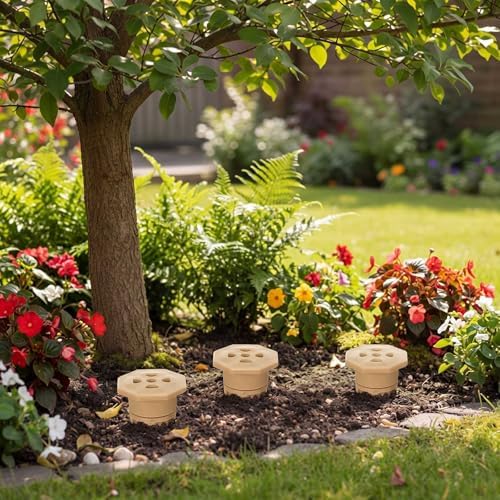Briwooody 9 Pack 8 Inch Deep Watering Stakes, ABS Root Irrigation Spike - Image 6