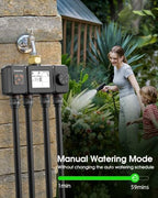 Insoma Water Timer, 4 Independent Zones Hose Timer for Garden Faucet - Image 4