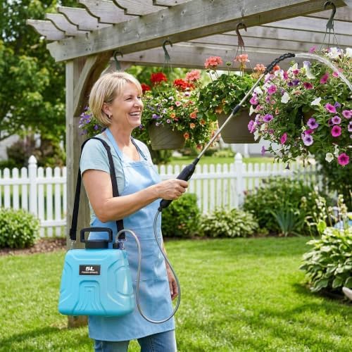 High Reach Plant Waterer with Spray Can Electric Water Sprayer - Image 4