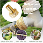 10Pcs 1/2" Barb x 3/4" Female GHT Thread Swivel Brass Garden Water Hose Pipe Connector Copper Fitting with Stainless Clamp House/Boat/Lawn/Power Wash/Irrigation - Image 4