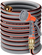 Garden Hose 100 ft 5/8, Rubber Water Hose Heavy Duty by Yvnicll
