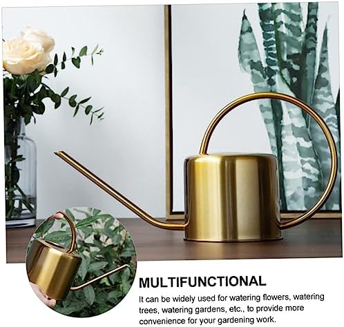 BESPORTBLE Brass Watering Can Long Spout 1.5L Garden Sprayer Kettle for Indoor and Outdoor Plants Sturdy and Easy to Use Watering Pot for Flowers and Succulents - Image 6