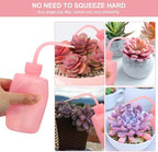 PATIKIL 250ml 8oz Succulent Eyelash Tattoo Wash Bottle, 30 Pcs Plastic Watering Squeeze Bottle Rinse Bottle for Plant Eyelash Extensions Irrigation Lab Gap Cleaning, Black - Image 5