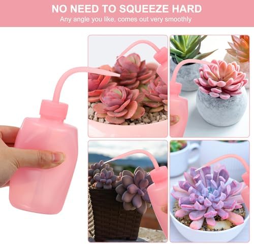 PATIKIL 250ml 8oz Succulent Eyelash Tattoo Wash Bottle, 30 Pcs Plastic Watering Squeeze Bottle Rinse Bottle for Plant Eyelash Extensions Irrigation Lab Gap Cleaning, Clear - Image 5