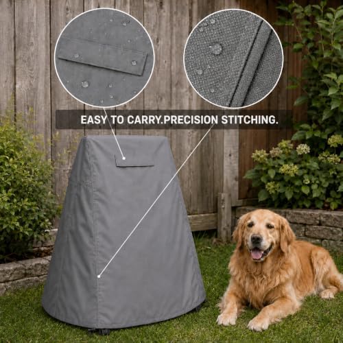 Hose Reel Cart Cover for Outdoor Ventilated Buckle Fit Cover - Image 4
