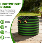 Garden Hose 75 FT, Non-Expanding Water Hose, Lightweight Flexible, Kink-Resistant & Burst-Resistant, High Pressure Garden Hose for Lawn, Garden, Car Wash & Outdoor Cleaning - Image 5
