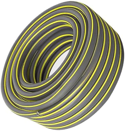 Garden Hose Kink Free Lightweight Water Hose Connectors for Outdoor Use Gray-4-points 100m by Unknown