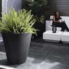 Crescent Garden A596544 Self Watering Dot Planter with Trudrop System Mocha, 26" - Image 6