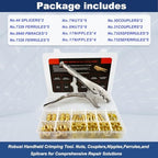 54PCS PK-26 1/4" I.D.Torch Hose Repair Kit, Oxygen Acetylene Hose Repair - Image 3