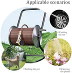 Outdoor Mobile Hose Reel Cart, Heavy Duty Hose Reel, Storage Rack for Planting, Garden Watering, Lawn Irrigation, Car Washing - Image 7