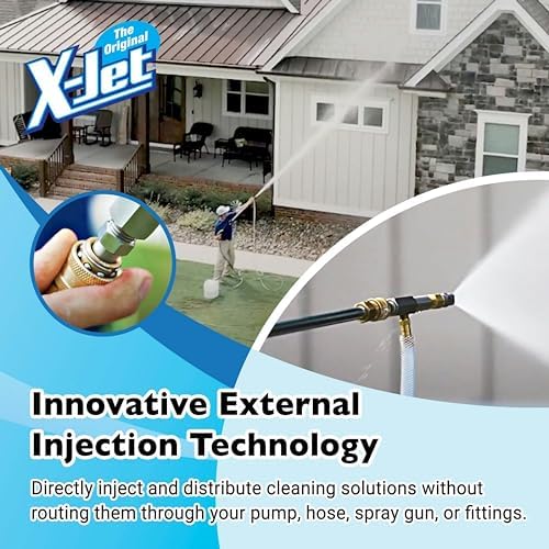 The Original X-Jet Nozzle Kit #7 | 2-2.5 GPM | Fixed Long-Range External Chemical Injection Nozzle for Efficient Chemical Application | 15-Color Proportioner Set & 15ft Hose Assembly | Extended Reach - Image 5