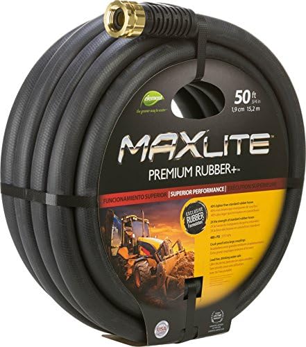 Swan Products Element CELSGC34050 MAXLite Premium Rubber Heavy Duty Water Hose 50 ft, 3/4" diameter, Black - Image 7