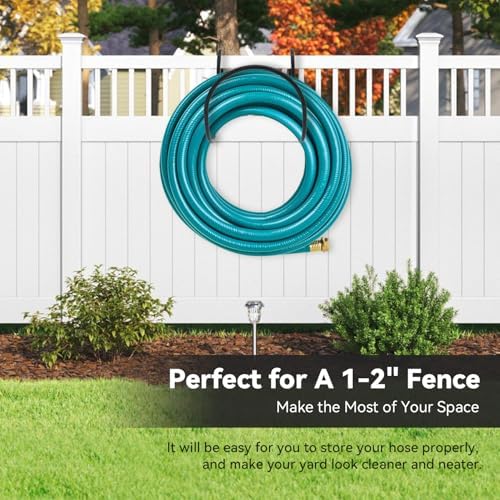 Heavy-Duty Wall Mount Hose Holder, Holds 50-150 FT Hoses, Matte Black - Image 7