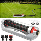 Eden Heavy Duty 4,973 sq ft Metal Oscillating Sprinkler and 3,600 sq ft Essential Oscillating Sprinkler Bundle - Image 3