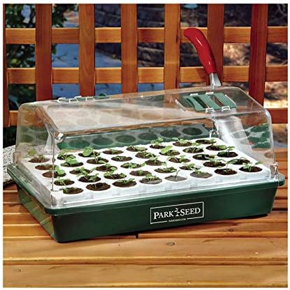 Park Seed Bio Dome Seed Starter Kit with 40 Jumbo Cell Planting Block, Base Tray, Humidity Dome & 40 Bio Sponges by ParkSeed