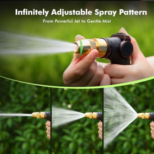 RESTMO Garden Hose Nozzle, Heavy Duty Water Hose Sprayer for Outdoor - Image 4