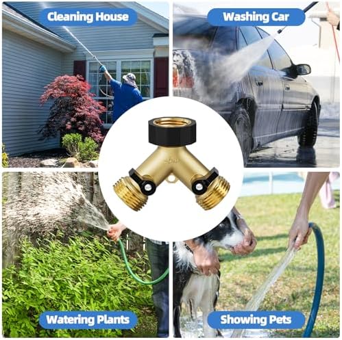 SPECILITE 75ft 304 Stainless Steel Garden Hose + Garden Hose Splitter 2 Way - Image 7