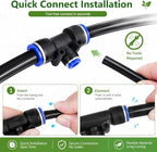 Drip Irrigation Kit Above Ground Irrigation System with 3 Watering Modes，Simple Watering Equipment for Potted Plants Farm Nurseries Vegetable(15m/50ft) - Image 6