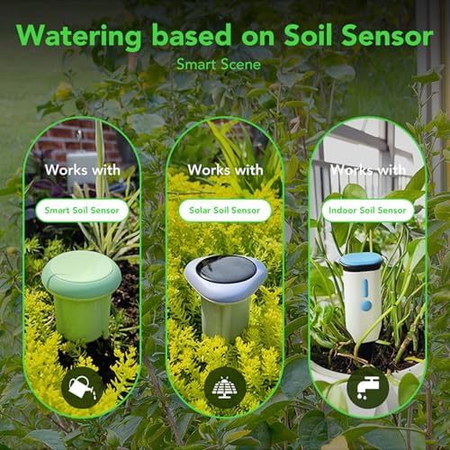 WiFi Drip Irrigation System: Automatic Watering System for Potted Plants, Smart Drip Irrigation Kits with Water Timer & App Water-Shortage Alarm, Support 10 Pots, Water Irrigation System for Garden - Image 7