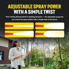 Stainless Steel Water Hose | Heavy Duty Metal Garden Hose with Nozzle | Kink Free, Anti Rust | Flexible and Lightweight Water Pipe for Gardening | Available in Different Sizes | HydroPro - Image 3