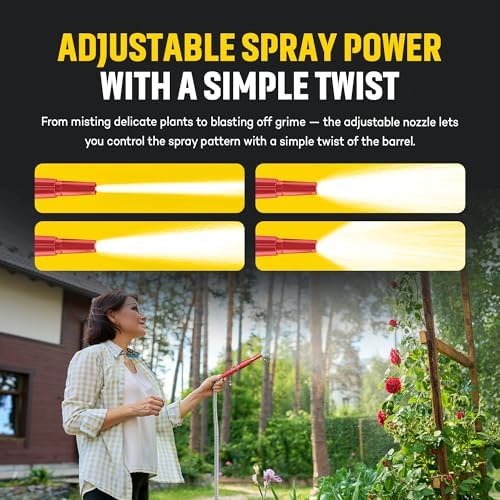 Stainless Steel Water Hose | Heavy Duty Metal Garden Hose with Nozzle | Kink Free, Anti Rust | Flexible and Lightweight Water Pipe for Gardening | Available in Different Sizes | HydroPro - Image 3