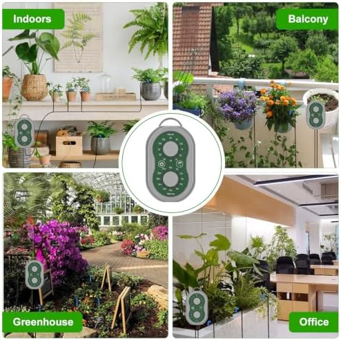 50FT Automatic Plant Watering System with Timer, Rechargeable Drip Kit - Image 6