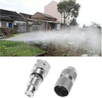 Irrigation Nozzles Adjustable Copper Atomizing Nozzles Drip Irrigation Sprayers Garden Cooling Irrigation Equipment Directly Spray Silver 5pc - Image 4