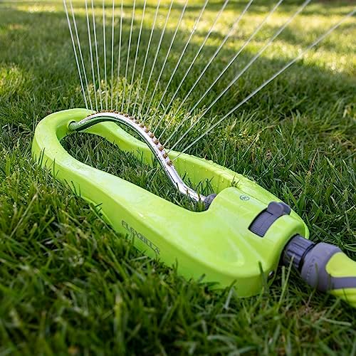 Flexzilla Lawn Sprinkler - Oscillating with Metal Base, 2,400 sq. ft., SFZG62-E ZillaGreen™ - Image 3