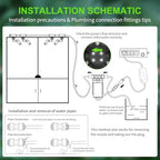 Reptile Misting System with Timer, 6 Adjustable-Joint Nozzles, Self-Priming Pump, Quiet Fine Mist for Chameleons, Geckos, Frogs & Terrariums - Image 6